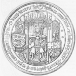 Unbekannter Künstler - Siegel mit Porträt von Christoph III. von Dänemark