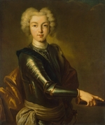 Unbekannter Künstler - Porträt des Zaren Peter II. von Russland (1715-1730)