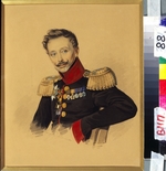 Hampeln, Carl, von - Porträt von Fürst Fjodor Fjodorowitsch Gagarin (1786-1863)