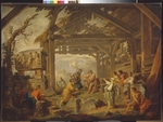 Pannini (Panini), Giovanni Paolo - Die Sibylle von Cumae prophezeit die Geburt Christi