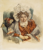 Sokolow, Pjotr Fjodorowitsch - Porträt von Natalia Kirillowna Sagrjaschskaja (1747-1837)