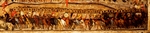 Athanasius, Metropolit von Moskau - Gesegnet sei das Heer des Himmlischen Königs (Detail: Untere Krieger-Reihe, geführt von Alexander Newski und heiligen Georg)