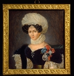 Riss, François Nicolas - Porträt von Fürstin Tatiana Wassiljewna Golizyna (1783-1841)