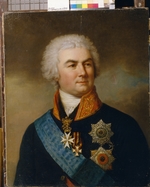 Schtschukin, Stepan Semjonowitsch - Porträt von Peter Graf von Sawadowski (1739–1812)