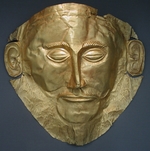 Gold von Troja, Schatz des Priamos - Die Goldmaske des Agamemnon