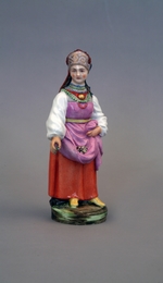 Rachette, Jacques-Dominique - Frau aus der Serie Die Völker Russlands (Kaiserliche Porzellanmanufaktur)