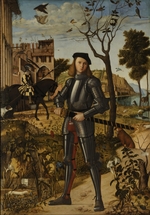 Carpaccio, Vittore - Junger Ritter in einer Landschaft