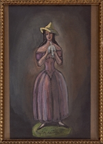 Sudeikin, Sergei Jurjewitsch - Frau in Violett (Olga Glebowa-Sudeikina)