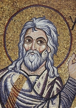 Byzantinischer Meister - Der Prophet Jesaja (Detail von Mosaik-Interieur im Markusdom)