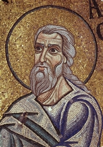 Byzantinischer Meister - Der Prophet Habakuk (Detail von Mosaik-Interieur im Markusdom)