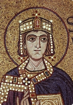 Byzantinischer Meister - König Salomon (Detail von Mosaik-Interieur im Markusdom)