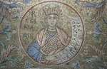 Byzantinischer Meister - Die Königin von Saba (Detail von Mosaik-Interieur im Markusdom)
