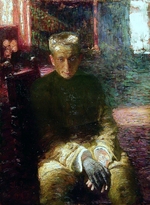 Repin, Ilja Jefimowitsch - Porträt von Alexander Kerenski (1881-1970)