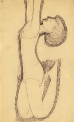 Modigliani, Amedeo - Anna Achmatowa als Akrobatin