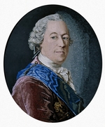 Wassiljew, Matwei Wassiljewitsch - Porträt von Graf Michail Illarionowitsch Woronzow (1714-1767)