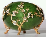Perchin, Michail Jewlampiewitsch, (FabergÃ©-Werkstatt) - Das Apfelblüten-Ei