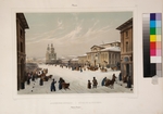Roussel, Paul Marie - Ochotny Rjad Strasse und das Adelsversammlung-Haus in Moskau