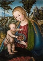 Cranach, Lucas, der Ältere - Madonna mit den Kirschen