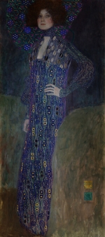 Klimt, Gustav - Porträt von Emilie Flöge