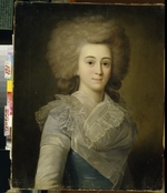 Unbekannter Künstler - Porträt von Jelisaweta Alexandrowna Stroganowa (1745-1831), geb. Sagrjaschskaja