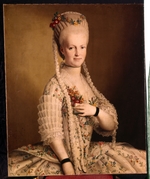 Unbekannter Meister des 18. Jhs. - Porträt von Sarah Greigh (1752-1793), Frau des Admirals Samuel Greigh