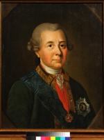 Unbekannter Meister des 18. Jhs. - Porträt von Fjodor Iwanowitsch Wadkowski (1712-1783)