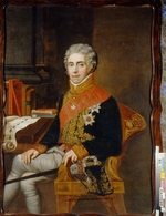 Unbekannter Meister des 18. Jhs. - Porträt von Iwan Wassiljewitsch Tutolmin (1751-1839)
