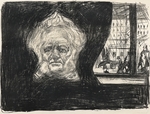 Munch, Edvard - Henrik Ibsen im Café des Grand Hotel