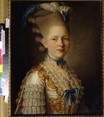 Roslin, Alexander - Porträt von Fürstin Ch. Obolenskaja