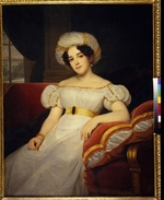Hersent, Louis - Porträt von Fürstin Natalia Stepanowna Golizyna, geb. Gräfin Apraxina (1794-1890)