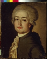 Unbekannter Künstler - Porträt von Komponist Fjodor Fjodorowitsch Makarow (1756-1821)
