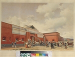Premazzi, Ludwig (Luigi) - Die Festung in Kronstadt (Sankt Petersburger Tor)