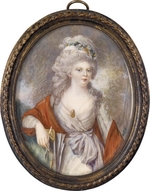 Unbekannter Künstler - Porträt der Zarin Maria Feodorowna von Russland (Sophia Dorothea Prinzessin von Württemberg) (1759-1828)