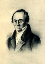 Borel, Pjotr Fjodorowitsch - Porträt von Dichter Anton Antonowitsch Delwig (1798-1831)