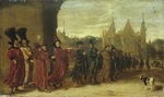 Beest, Sybrand, van - Die Gesandtschaft des Zaren von Moskowien in Den Haag am 4. November 1631