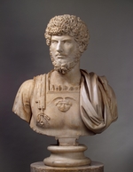 Römische Antike Kunst, Klassische Skulptur - Büste des Lucius Verus