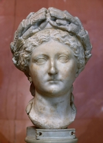 Römische Antike Kunst, Klassische Skulptur - Büste der Livia Drusilla