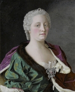 Liotard, Jean-Étienne - Porträt von Kaiserin Maria Theresia von Österreich (1717-1780)
