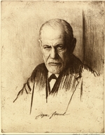 Schmutzer, Ferdinand - Porträt von Sigmund Freud (1856-1939)