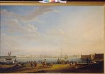 Mayr, Johann Georg, von - Blick auf den Palastplatz und Sommergarten von der Petersburger Seite
