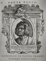 Unbekannter Künstler - Giorgione. Aus: Giorgio Vasari, Lebensbeschreibungen der berühmtesten Maler, Bildhauer und Architekten
