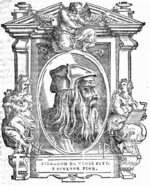 Unbekannter Künstler - Leonardo da Vinci. Aus: Giorgio Vasari, Lebensbeschreibungen der berühmtesten Maler, Bildhauer und Architekten