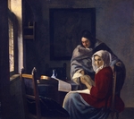 Vermeer, Jan (Johannes) - Die unterbrochene Musikstunde
