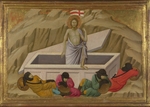 Ugolino di Nerio - Die Auferstehung Christi (Altarbild der Santa Croce, Florenz)