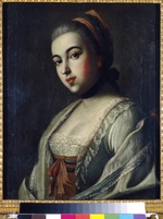 Antropow, Alexei Petrowitsch - Porträt von Gräfin Anna Woronzowa (1743-1769)