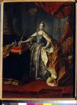 Antropow, Alexei Petrowitsch - Porträt der Kaiserin Katharina II. (1729-1796)