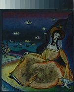 Kandinsky, Wassily Wassiljewitsch - Dame im goldenen Kleid