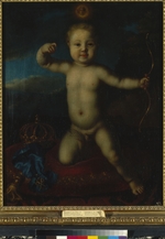 Caravaque, Louis - Porträt von Zarewitsch Peter Petrowitsch von Russland (1715-1719) als Cupido