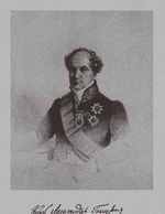 Unbekannter Künstler - Porträt von Fürst Alexander Nikolajewitsch Golizyn (1773-1844)