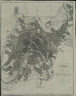 Unbekannter Künstler - Plan von Moskau